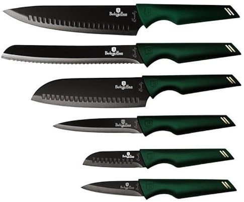 Berlinger Haus 6-teiliges Messerset Emerald Collection BH-2591 | Funktional und Stilvoll
