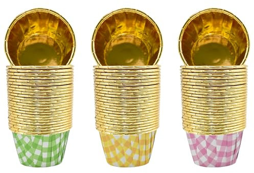 150 Stück muffinförmchen papier,cupcake förmchen,cupcake deko,eisbecher pappe,mini muffins papierförmchen,mini muffinform papier,muffin förmchen,pappbecher klein