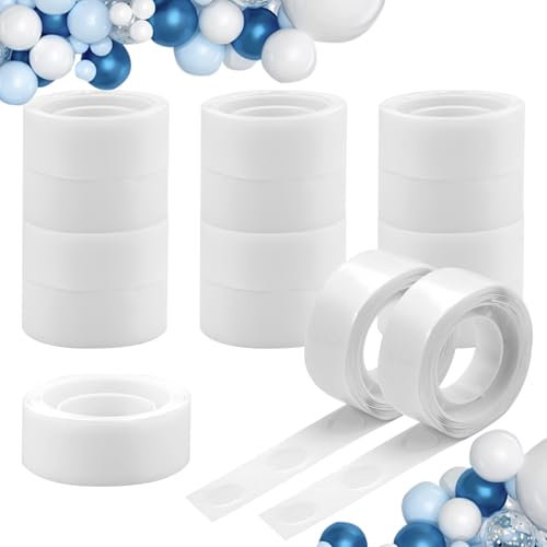 1500 Pezzi Colla per Palloncini, 15 Rotolo Punti di Colla per Palloncini, Palloncini di Colla a Puntini Rimovibili, Palloncini Colla Punti per Feste, Matrimoni Decorazione, Compleanni e Scrapbooking