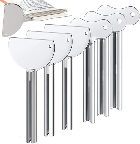 Toothpaste Squeezer Rollers - Tube Key Squeezer | Set of 6 Toothpaste Kids | Toothpaste for Weak Hand Children Coloring Paint Roller Dispenser Accessories