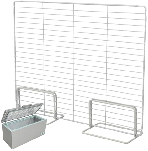 Veemoon Freezer Iron Wire Divider 18X14 Inch Metal Fridge Partition for Chest and Upright Freezers Organiser Shelf for Meat Fruit Vegetable Storage with Ventilated Mesh Design