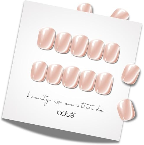 BOTÉ Press on Nails Set, 30 wiederverwendbare Kunstnägel zum Aufkleben, Nägel zum Kleben aus koreanischem Premium Gel, Klebenägel Fingernägel | Nägel zum Kleben aus koreanischem Premium Gel, Klebenägel Fingernägel