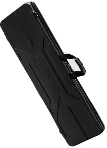 HUTRADE Gewehrkoffer Für Langwaffen, Hardcase Koffer Box Leer Mit Gummigriff Wasserdichtes Mit Würfelschaum Transportkoffer Zum Angeln Und Jagen 60,80,100,120cm