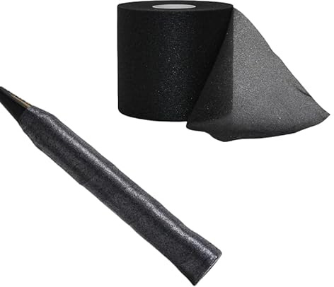 20 Meters Badminton Cushion Wrap 6CM Wide Black Sponges Tennis Racket Grip Tape For Badminton Racket Handle Anti Skid Cushion Accessories