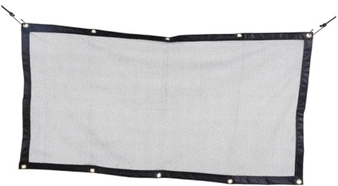 ORFOFE Haustier Sicherheitszaun Auto Netz 115x62cm Elastisch Strapazierfähig Trennnetz Gepäck und Hundeschutznetz Auto Haustierzaun für Fahrzeugsicherheit und Haustierisolierung
