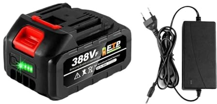 Batería De Iones De Litio For Herramientas Eléctricas Inalámbricas De 21 V, 388 VF Y 15000 MAh, Compatible Con Makita(1PC 1Charger)