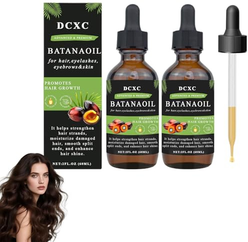 DCXC Batana Oil for Hair Growth Organics Pure Batana Hair Oil 100% Natural Batana Oil Nourishes Damaged Hair Natural Hair Growth and Conditioner Batana Hair For Men & Women 60ml (2)