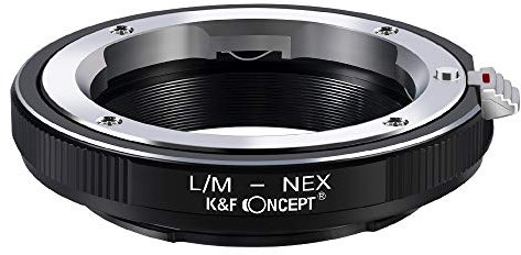 K&F CONCEPT Leica M to NEX Lens Mount Adapter, Compatible with Leica M LM Mount Lens and Compatible with Sony E-Mount Cameras