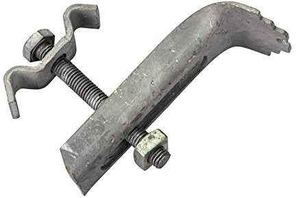 10x Schrauben für Gitterroststufen, Halteklammer für Gitterrost, Gitterrostsicherung, 8x70