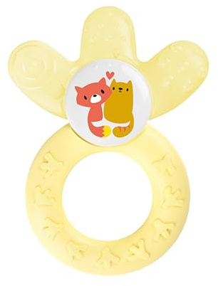 MAM Mordedor, a partir de 4 Meses, Alivio Instantáneo a la Dentición de los Dientes Posteriores, con Agua para Refrescar, Ligero y Fácil de Agarrar, Fácil de Limpiar, Neutro, Pack de 1