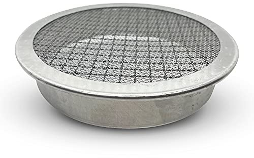 Pantalla de barril de lluvia: aluminio de 4 pulgadas se instala en minutos - Mantén los mosquitos y desechos fuera de tu barril de lluvia - Kit desviador de barril de lluvia - Sistema de recogida de