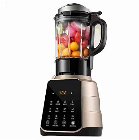 Kitchen BlenderBlenders Riscaldamento Automatico Domestico Macchina da Cucina a Parete Rotta Spremiagrumi Multifunzione Mixer per Frappè (Color : Gold, Size : 22.5x25x54.7cm)