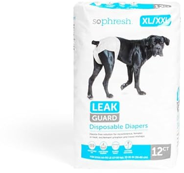 So Phresh by Petco Leak Guard Disposable Pet Diapers Large/X-Large Count of 12