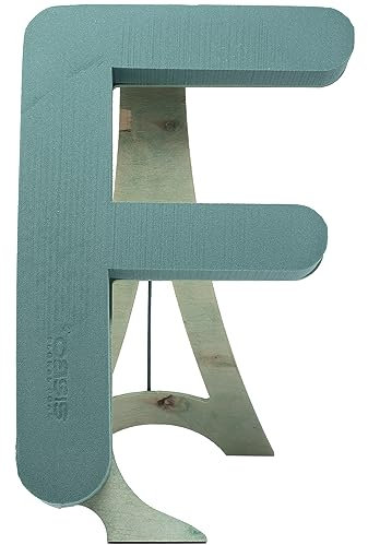 Flowerbox Oasis Steckschaum Bioline Buchstabe F 37cm Steckmasse Steckschwamm