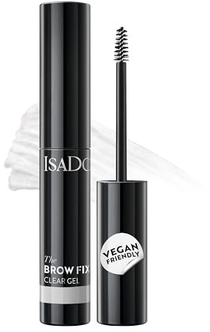 IsaDora Augenbrauengel mit Präzisionsbürste - leichte Fixierung und langanhaltende Wirkung - für definierte und volle Augenbrauen - Augenbrauenlaminierung - Augenbrauengel transparent