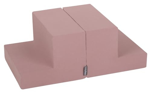 KiddyMoon Spielplatz Aus Schaumstoff Hindernisläufen, Element 2Xstüfchen, Erikafarben