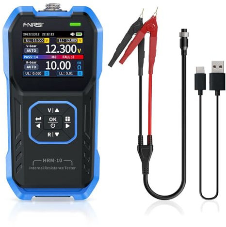 Tester di resistenza interna e tensione batteria auto 100V 200Ω hrm-10 per Li/Lab/Zine/Bcb, digitale per uso domestico