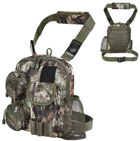 Taktische Umhängetasche, Outdoor, Militär, Umhängetasche, Truthahn, Jagd, Sport, Brusttasche, für Jagd, Wandern, Angeln, leichte Tragetasche, Camo, A size, Brusttasche