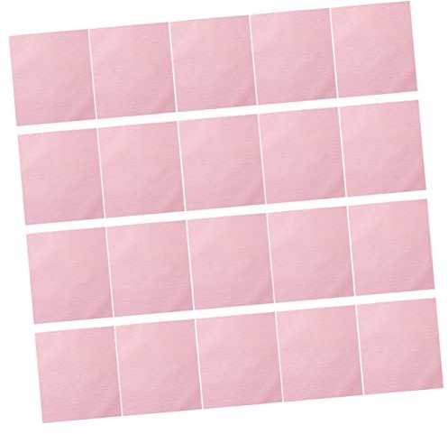 OKUMEYR Food-Grade Pink Striped Cake Roll Wrapping Paper 50 Sheets Food Wrapping Wax Paper Oil-Absorbing for Home Baking and Food Packaging