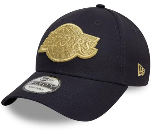 New Era Baseball Cap Metallic 9Forty Los Angeles Lakers Navy Metallic