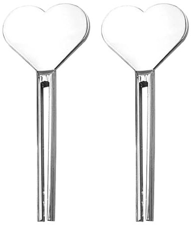2 Pieces Tube Squeezer, Stainless Steel Tube Squeezer Metal Toothpaste Squeezer Toothpaste Saver Key Cosmetic Tube Tool for Toothpaste Cosmetic Oil Cream Paint, 6.2x2.5cm
