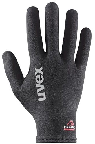 uvex polarixx - Gants d'équitation pour Adults - Flexibles - Compatible avec Un écran Tactile - Black - 9