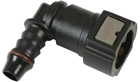 9.89 ID8 Angled Quick Release Fuel Line Hose Connector Universal