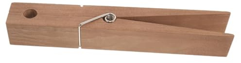 Amosfun Wooden Giant Clothespin Towel Rack Beach Essentials Jumbo for Hand Towel Clips Strong Laundry Clothespins for Washing Line Use
