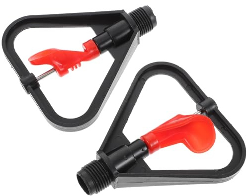 IWOWHERO 6 pièces Lot de Arroseurs Rotatifs Automatiques Points PP pour Irrigation Industrielle Pelouse et Jardin Installation Facile et Portable