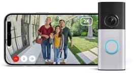 Ring Wired Video Doorbell Plus (new gen) | Video Doorbell Camera | Retinal 2K | Wide Field of View | Radar Detection | 30-day free trial of Subscription Plan