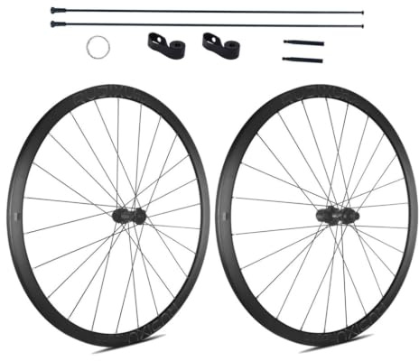 700C Gravel Road Cyclocross-Laufradsatz 30/35mm Ultraleichte Doppelwandige Aluminiumfelgen Center Lock-Scheibenbremse Rad 12 * 100/142mm Steckachse, Keramiklager, HG/XDR-Freilaufkörper(HG,35mm)