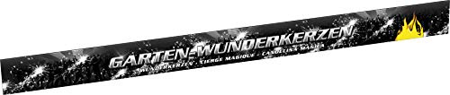 Sockenprofi 20 Stück Gartenkerzen 70cm, Weiß, Nico, Garten, Taper Candle