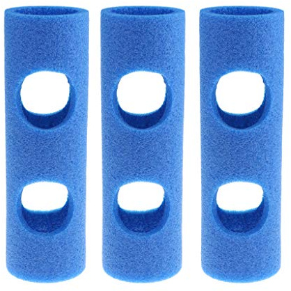 CUTICATE Poolnudel Verbinder Blau Hülse Connector 3er Set für Schwimmnudel Schwimmende Wasser Pool Nudel
