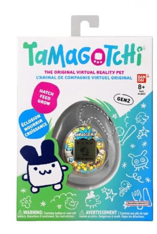 Original Bandai Tamagotchi, Gen 1, Mermaid Shell with Chain - The Original Virtual Reality Pet