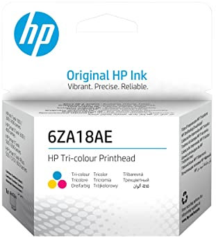 HP 6ZA18AE Farbe Original Druckkopf für HP Smart Tank 455, 555, 570, 655, Cyan/Magenta/Yellow, XL