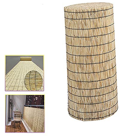Takeashi Terrassen-Sichtschutz, Schilf-Zaun-Paneele, Balkon-Sichtschutz, Terrassen-Zaun-Paneele, dekorativer Außenzaun, 2 3 4 Fuß hoch