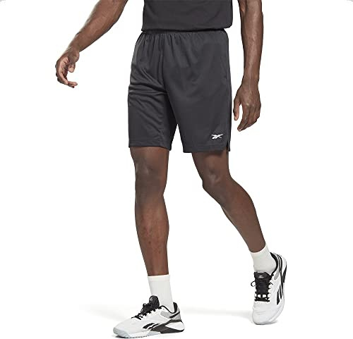 Reebok Short en Tricot pour Homme, Noir, Taille M, Night Black, M