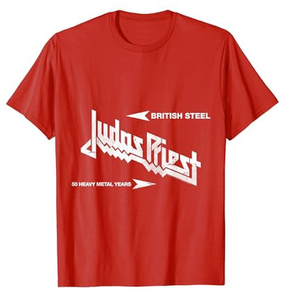 Judas Priest – British Steel Red T-Shirt