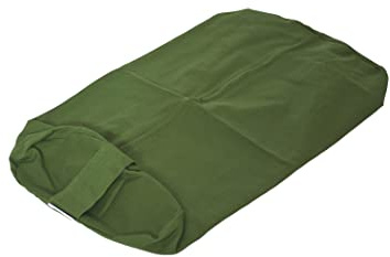 yogawood Yogabolsterbezug für Oblang/Rectangular/rechteckig Bolster mit den Maßen: L 60 x B 30 x H 15 cm, Farbe: Olive Grün