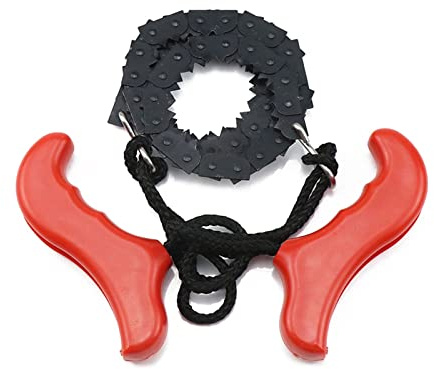 NPQPNAFC Handsaws， Hand Chainsaw Outdoor Survival Camping Hiking Wood Cutting Chain Saw For Gardening Survival Camping Wood Cutting Sawmill