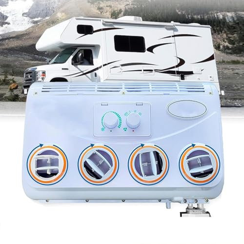 GLBMXDD Auto-elektrische Wohnmobil-Dachklimaanlage, 12V/24V Wohnmobil-Gleichstromgerät, Wohnmobil-LKW-Bagger, technisches Fahrzeug, landwirtschaftliches Fahrzeug, Bus-Van,12V