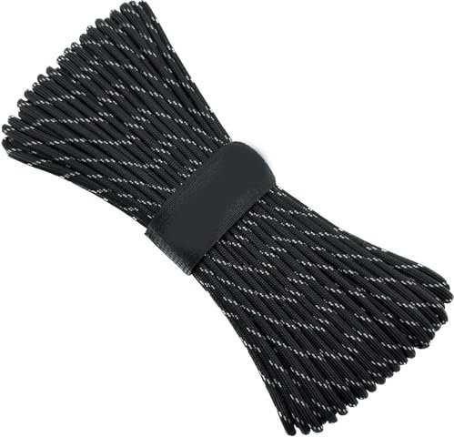 WHFCBJBW Zelt Paracord Seil Zeltschnur Wäscheleine Seil 7 Stränge Fallschirmschnur Survival Cord 29.9 m Paracord Seil Zelt Paracord