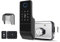 Asyduey Waterproof Tuya WiFi Smart Door Lock Digital Password Double Fingerprint Electronic Rim Lock for Outdoor Iron Gate Door