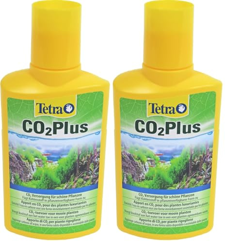 Tetra CO2 Plus flüssiger Kohlenstoff-Dünger für prächtige Aquarienpflanzen, 250 ml Flasche (Packung mit 2)