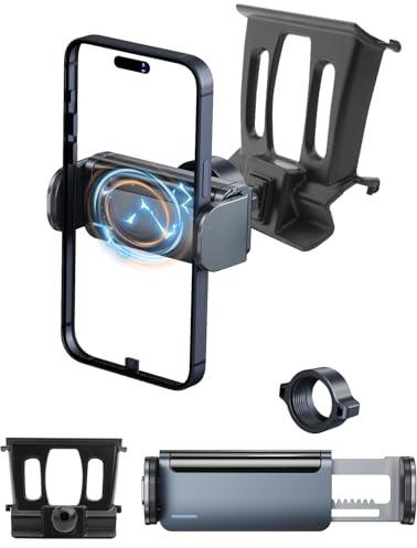 YEE PIN Support de téléphone portable compatible avec BMW X1 F48 2016-2022 | Rotation à 360 ° | Verrouillage automatique | Compatible avec les smartphones de 4 à 7 pouces, accessoires de voiture BMW