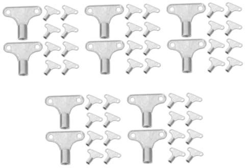 DIYEAH 50pcs Radiator Air Vent Key Allen Keys for Plumbing Tools Faucet Valves Multi-Functional Utility