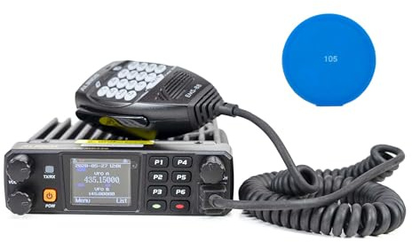 VHF/UHF radio station kit PNI Alinco DR-MD-520E dual band 144-146MHz/430-440MHz, with GPS function, 4000 channels, analog and digital + Blue Sticky Pad Gift