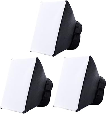 QUMIIRITY 3stücke Teiliges Softbox Diffusor Für - Tragbare Kamera Zubehör Für Gleichmäßige Lichtverteilung Und Schattenreduzierung Einsetzbar Für Verschiedene Kameramodelle