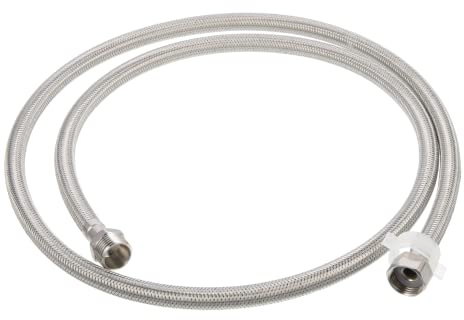 NULYLU Tubo Flessibile Acciaio Inossidabile Alta Installazione Facile Compatibile con Ingressi per Estensione Tubo Lavatrice