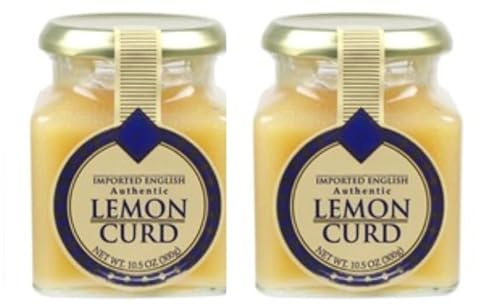 Mixed Berry & Lemon Curd, Imported Traditional Fruit Spread, 10.5 Oz Glass Jar (Lemon)